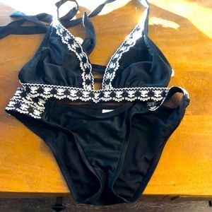 Black and White Bikini